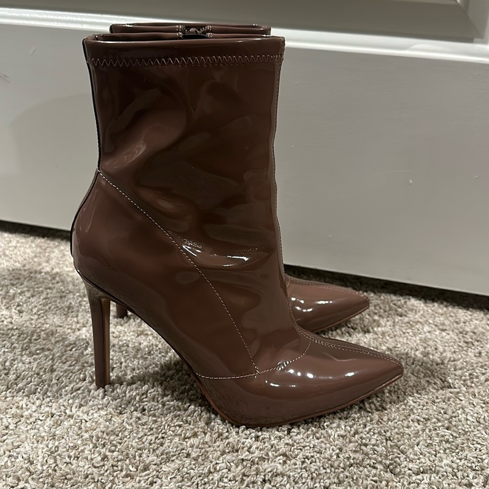 Mix No. 6 Brown Heel Booties